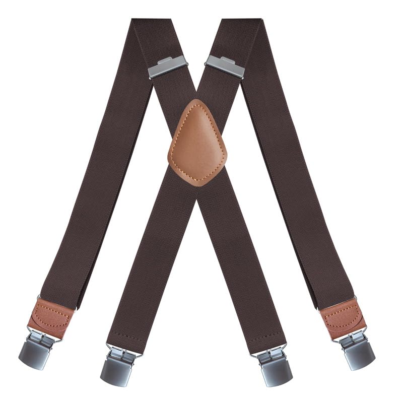 Tirantes para hombre y mujer elásticos para trajes de diario y eventos formales en X