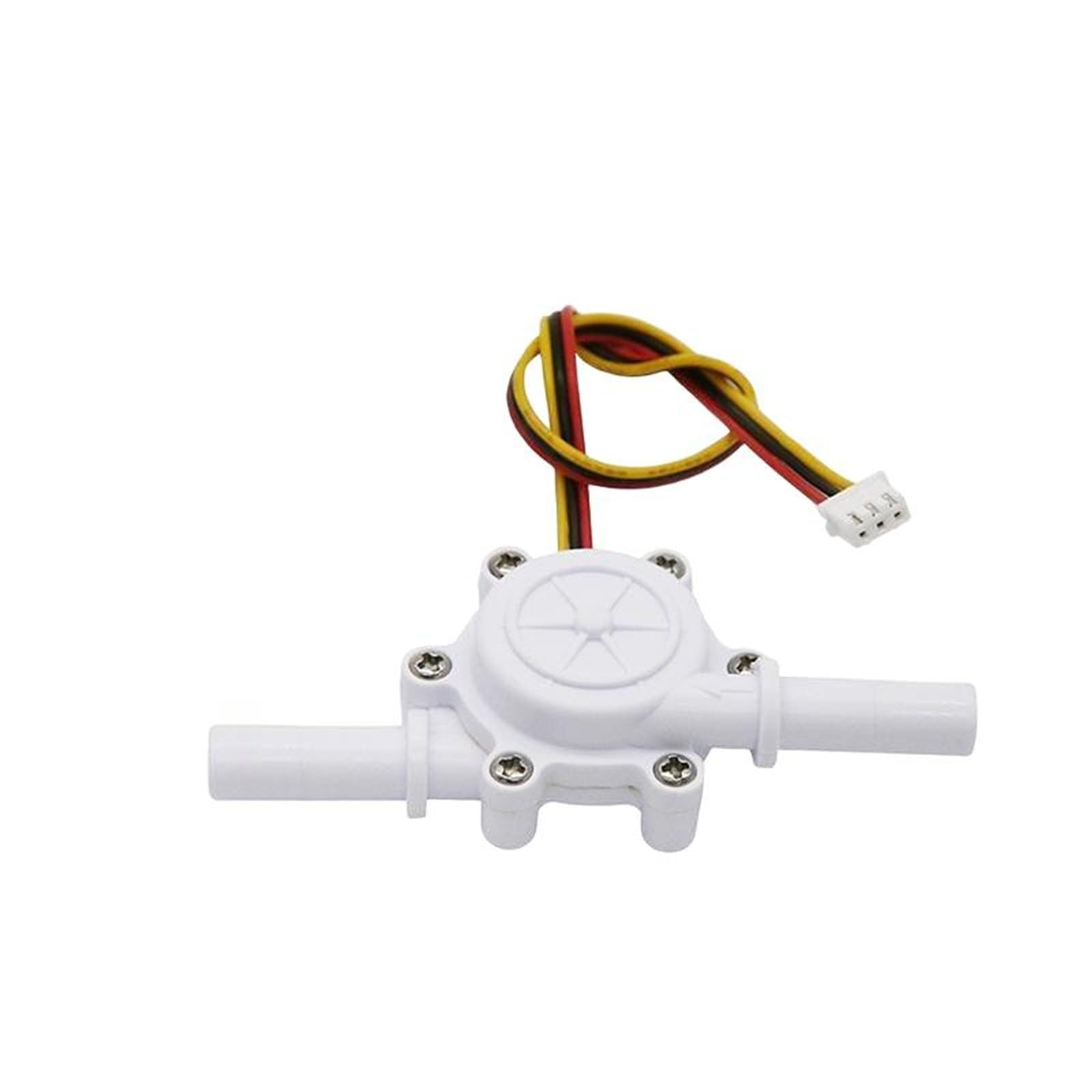 MKHQST Flowmeter 2pcs Hall-effect Water Flow Meter S304 Miniature Sensor With 3/8" Barb Fitting For Coffee Machines And Dispensers(XH Cable 25cm (180° angle))