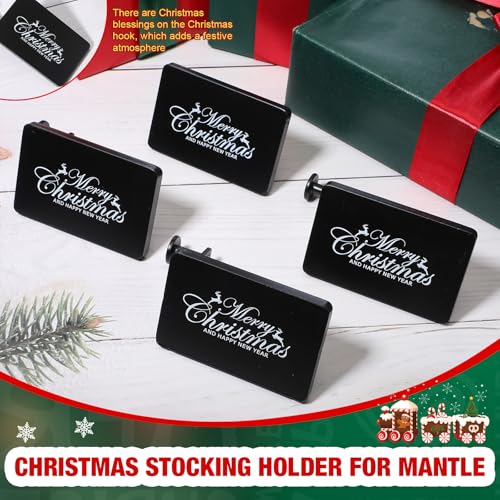 4-Pack-Merry-Christmas-Stocking-Holders-Mantel-Stocking-Hangers-Heavy-Duty-Fireplace-Stocking-Holders-Weighted-Stocking-Hanging-Hooks-for-Xmas-Holiday-Party-DecorationBlack 4 Pack Merry Christmas Stocking Holders Mantel Stocking Hangers Heavy Duty Fireplace Stocking Holders Weighted Stocking Hanging Hooks for Xmas Holiday Party DecorationBlack