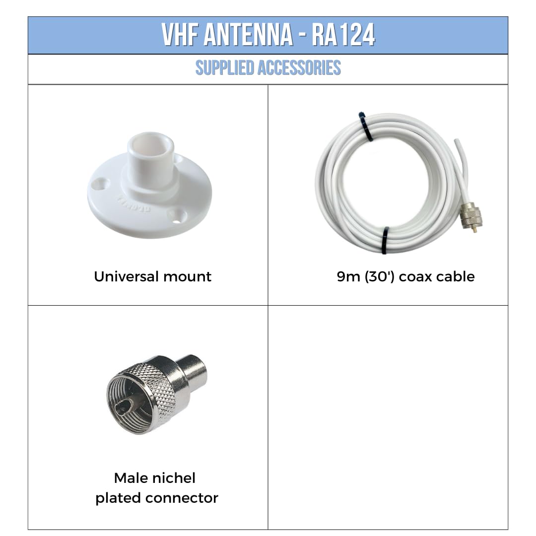 ANTENA VHF - 300 MM - FIBRA FORMATO R