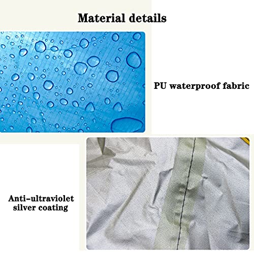Auvent pare-soleil et bâche portable avec protection anti-UV active - 5
