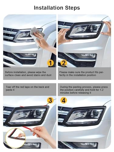 Feu arriere protection ABS pour VW Amarok coque phare avant anti-rayures