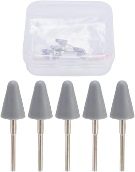 5PCS Pen Replacement Nibs, Grey Fine Point Hard Nibs for Andana Penoval USI 2.0, USI702, MPEN4.0, MPP702, KOBO Stylus 2 with 4096 Pressure Sensitivity, Easy to Install