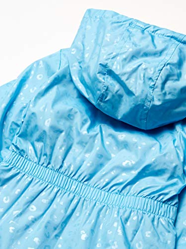 Limited Too Girls Limited Too Casaco Anoraque estampado para meninas, Azul empoeirado, 4