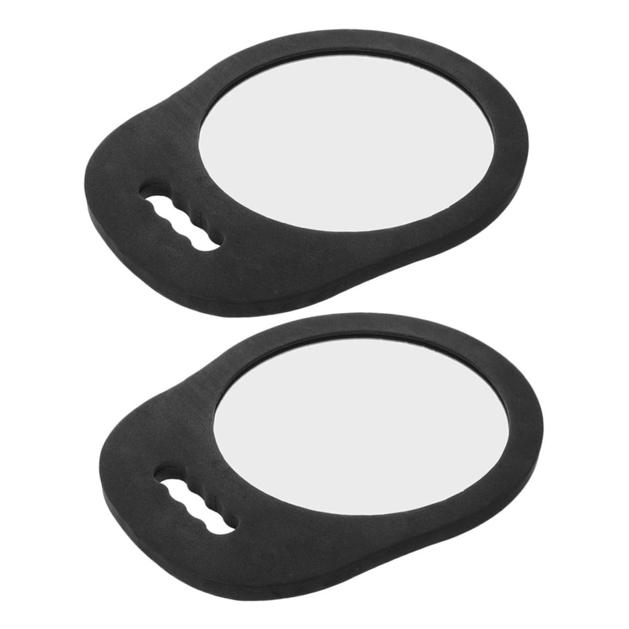 Miroir de coiffure rond Homoyoyo pour salon et coupe maison 2pcs