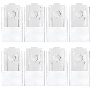 YanBan Ersatz-Staubbeutel, kompatibel mit Samsung VCA-RDB95 Jet Bot+, Jet Bot Al+ Roboter-Staubsauger, Schmutzbeutel, 8 Stück