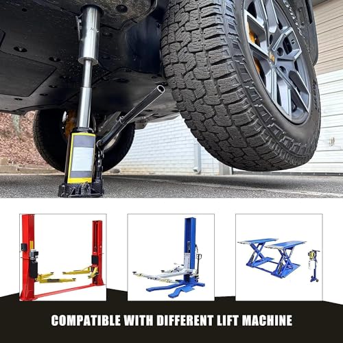 Image of YUEWO Jack Pucks, Aluminum Jack Lifting Jack Pad Compatible with Rivian R1T /R1S, Lifting Jack Pad Lift Point Adapter, with Magnetic and Easy to Hold on Corner, with Storage Case,4 Pack