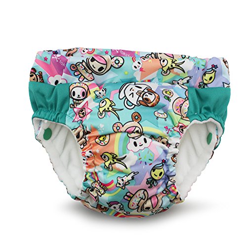 Image of Kanga Care Lil Learnerz Reusable Toilet Training Pants (Small - tokiSweet & Peacock)