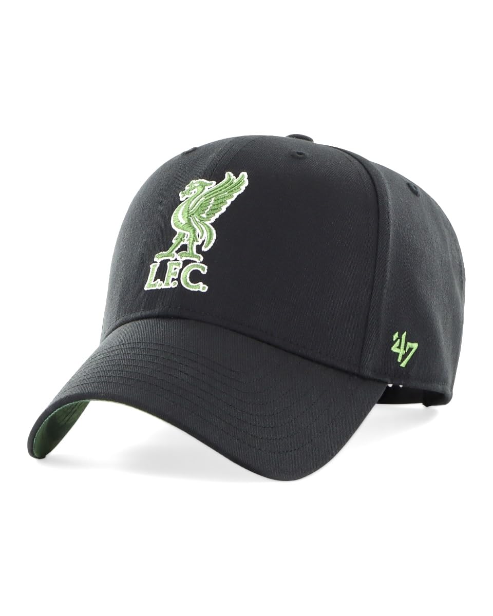 Liverpool FC Crest Adult Baseball Cap Black - Official Football Gift, LFC, Men's Gift, Xmas, Hats, Caps