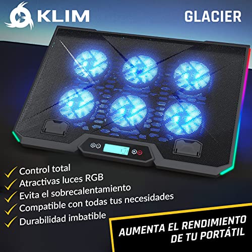 Base refrigeradora portátil de 6 ventiladores con USB para refrigeración de portátil gaming 2