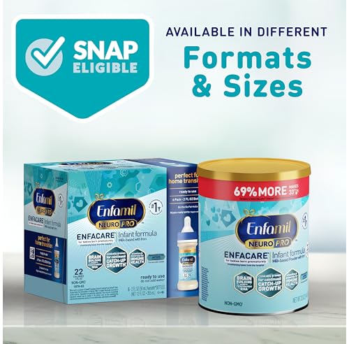 Enfamil NeuroPro EnfaCare High Calorie Premature Baby Formula,13.6 Oz, 6 CT - image 7