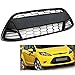 Griglie paraurti anteriore Griglia sportiva a rene, radiatore esterno Cappuccio a doppia aletta Ricambio in ABS Accessori modificati automaticamente Kit in rete, Per Ford Fiesta MK7 2008-2012
