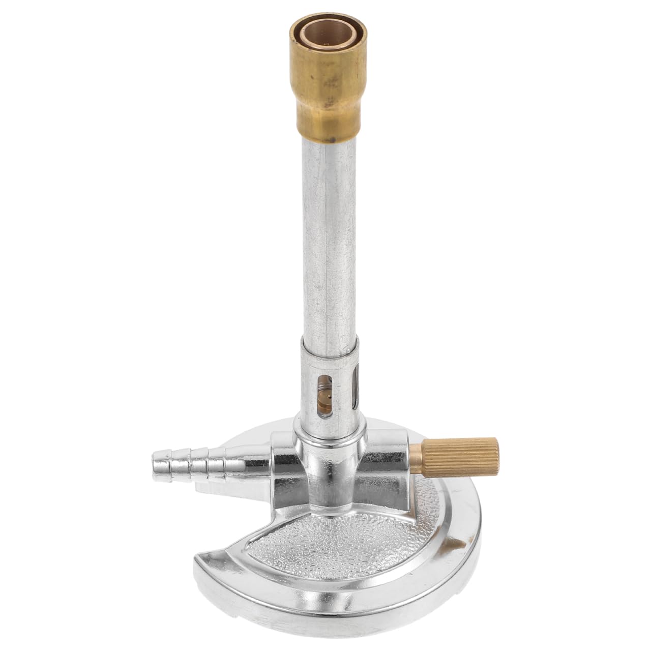 Laboratory Bunsen Burner, Alloy Steel Gas Bunsen Burner Portable Natural Gas Blowtorch for Laboratory Heating Accessory