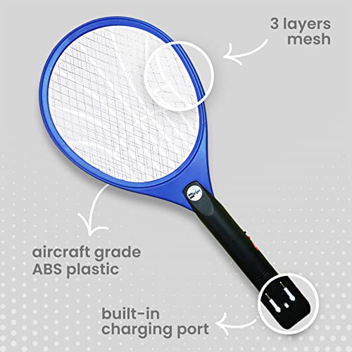 Mr-Right-Mosquito-Racket-Bat-Rechargeable-Made-in-India-with-6-Months-Warranty-Blue