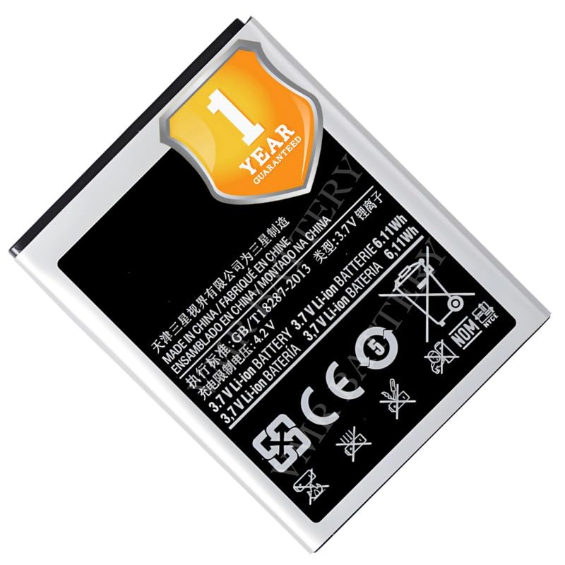 Image of Original EB-F1A2GBU Battery Compatible for Samsung Galaxy S2 (I777, GT-I9100, GT-I9100G, GT-I9100T) | S2 Plus (GT-I9105, GT-I9105P) - (1650mAh) - 1 Year Warranty K7