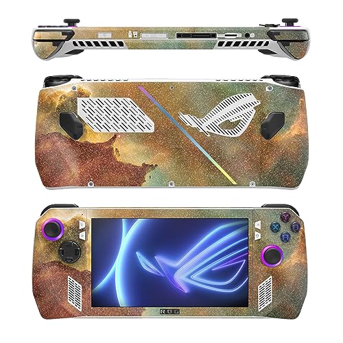 Image of MightySkins Glossy Glitter Skin Compatible with Asus ROG Ally - Space Smoke | Protective, Durable High-Gloss Glitter Finish | Easy to Apply