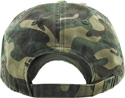Kbvt-209 Cam Tactical Operator With Usa Flag Patch Us Army Military Baseball Cap Adjustable,(209) Camo #TOP2