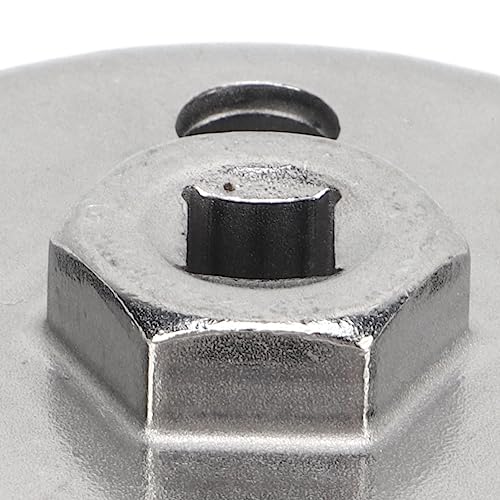 OUKENS Chave de filtro de óleo de acionamento, chave de tampa de filtro de óleo de 9,5 mm, soquete d