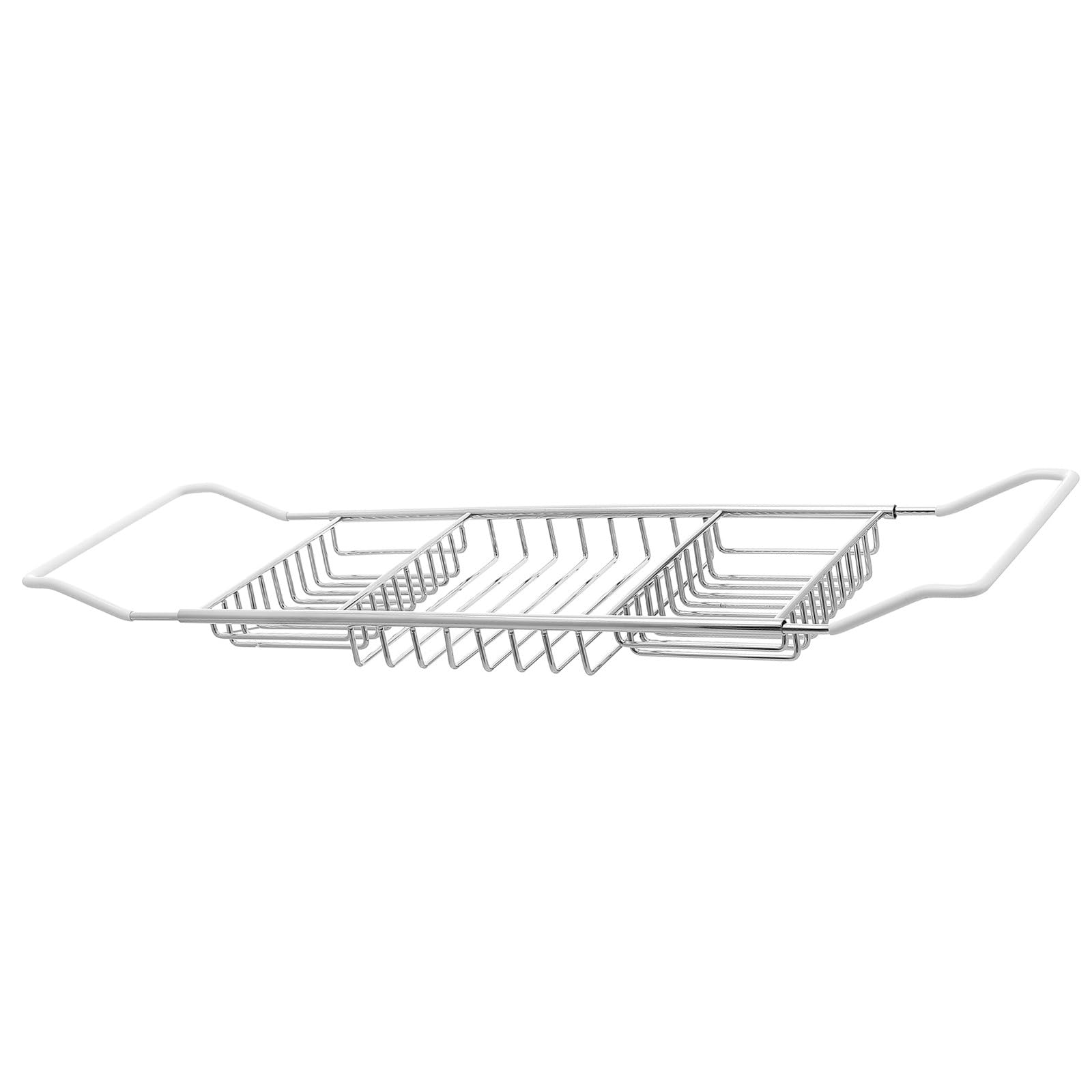 Plateau latéral de salle de bain extensible Healvian en acier inoxydable noir