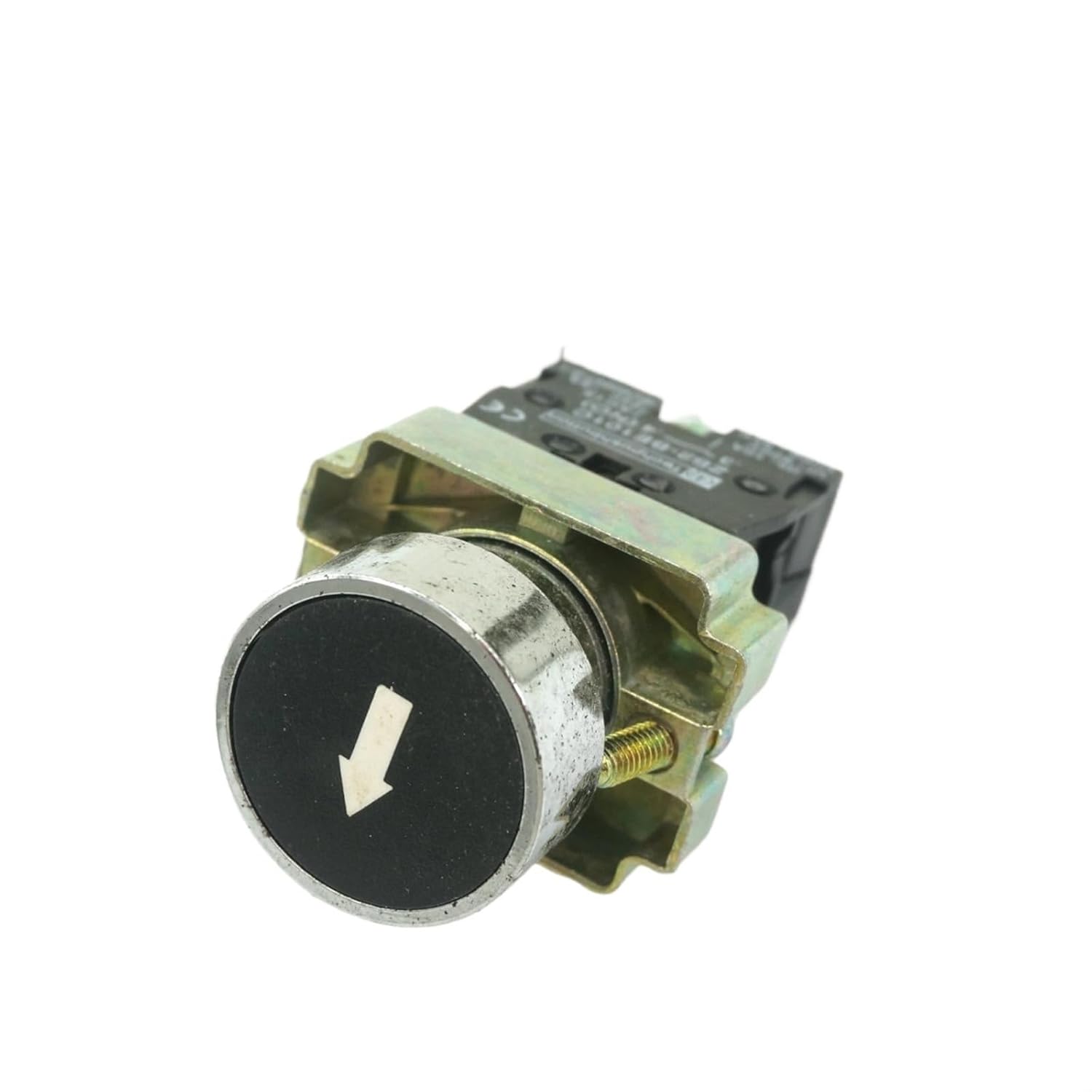 22mm Mounting N/C N/O 10A 600V Momentary Flush Round Pushbutton Switch(BA21 Normal Open)
