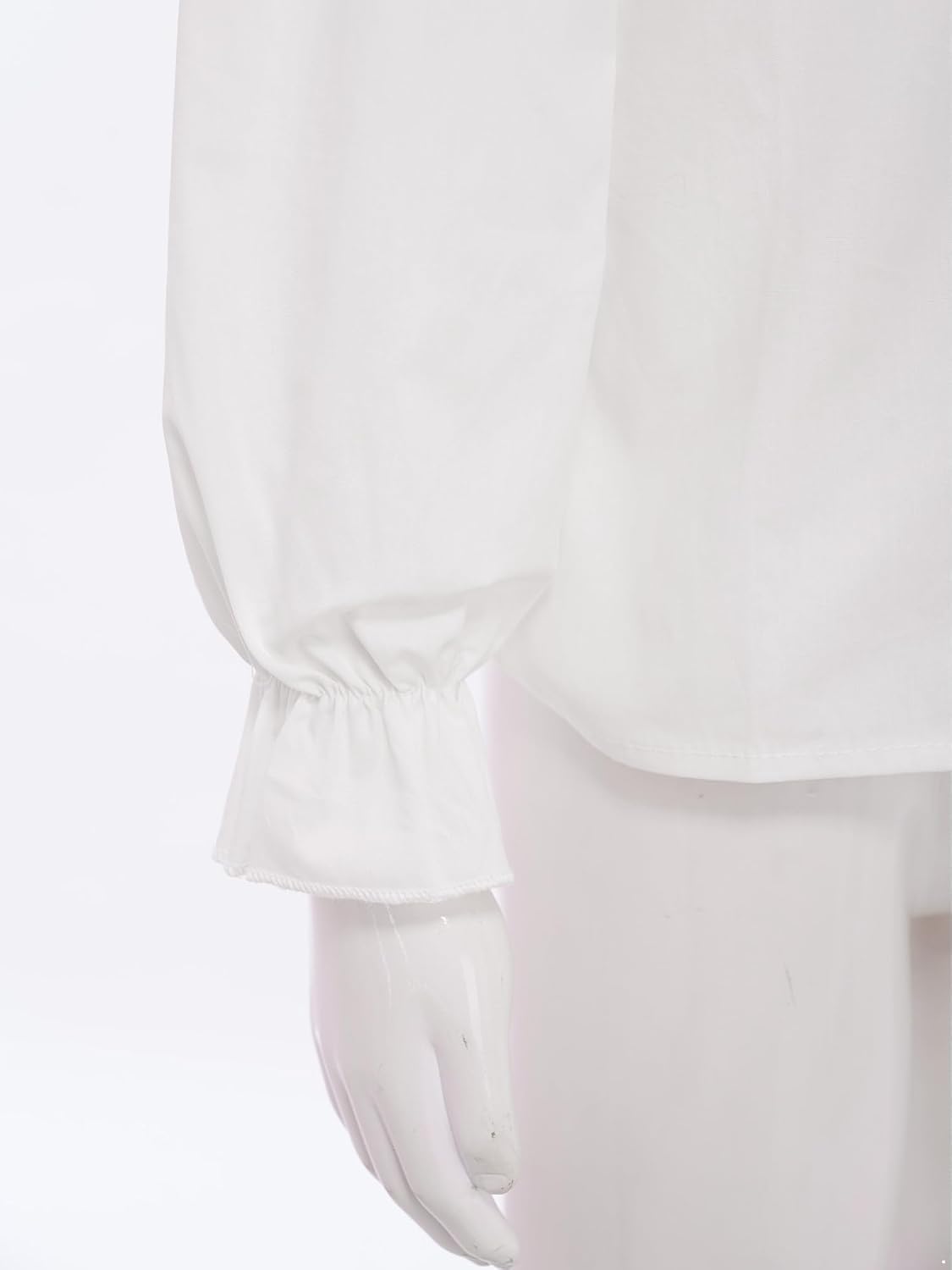 Kids Girls Lace Collar Button Down Blouse Long Sleeve Ruffle Bowtie Princess Casual Tops School Uniform Shirts