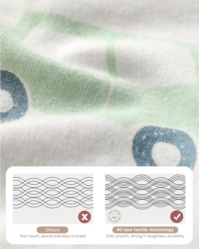 Image of Yoofoss Baby Sleep Sack 0-6 Month 0.5TOG 100% Organic Cotton 2-Way Zipper