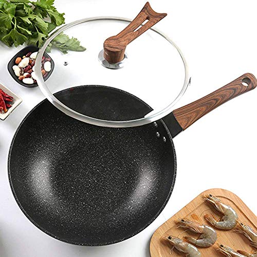 Wok antiadherente de piedra Maifan 32 cm con mango de baquelita miniatura 2
