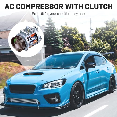Image of New AC Air Condition Compressor w /Clutch for Nissan Altima 2013-2018 2.5L (Only fit for S SR Base Advance Sense, not for SL, SV) 140919 140919NC 2022517