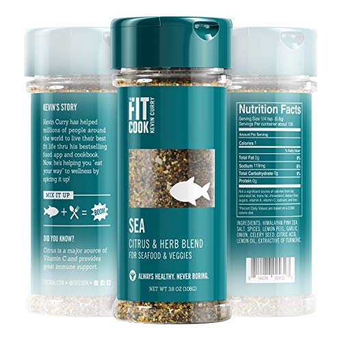 The Fit Cook Sea Spice and Seasoning Blend: Citrus & Herb Health-conscious Hand-Crafted