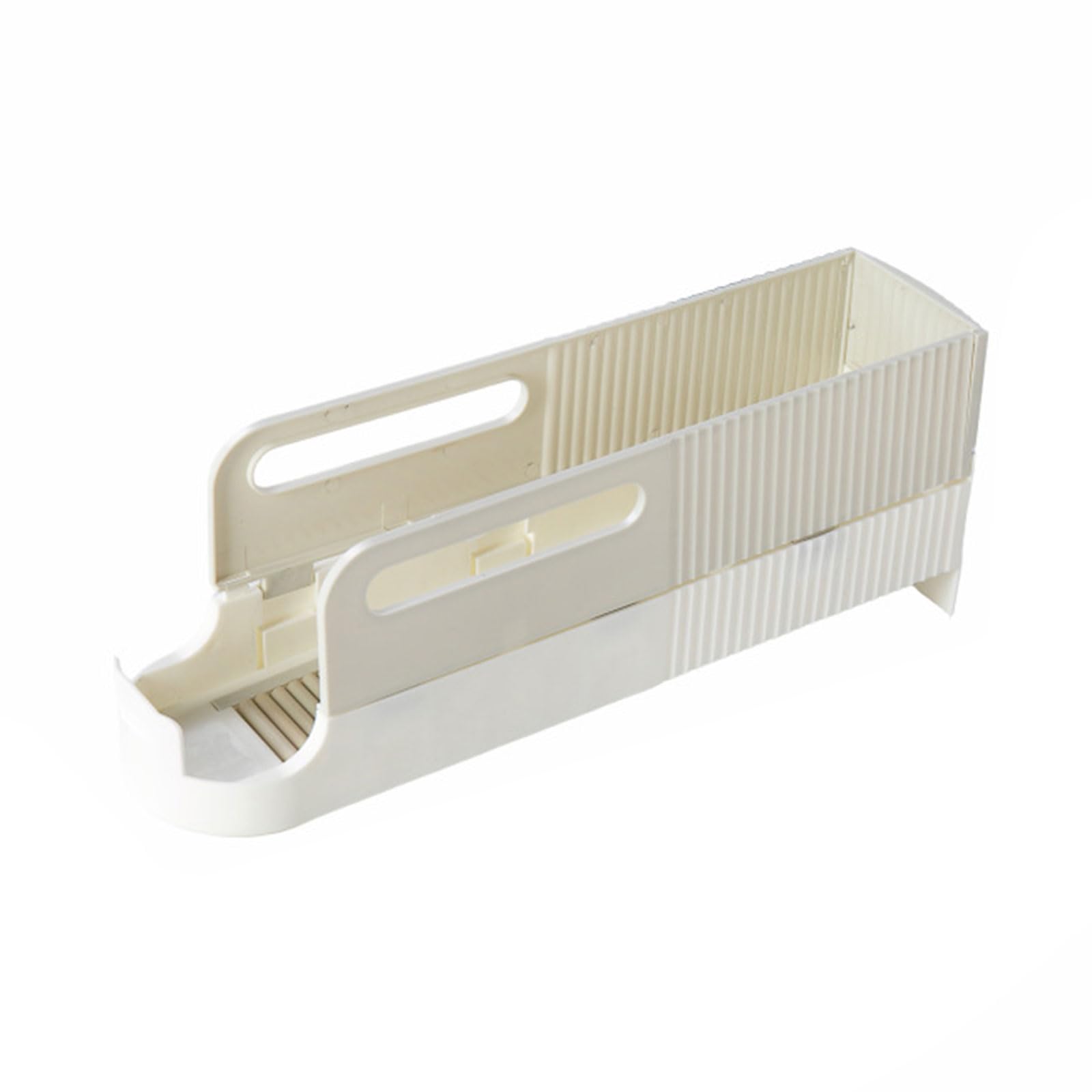 LUCKGONI Automatic Sliding Beverages Organizers For Fridge And Kitchens Storage With Modern Design And Space Saving Function