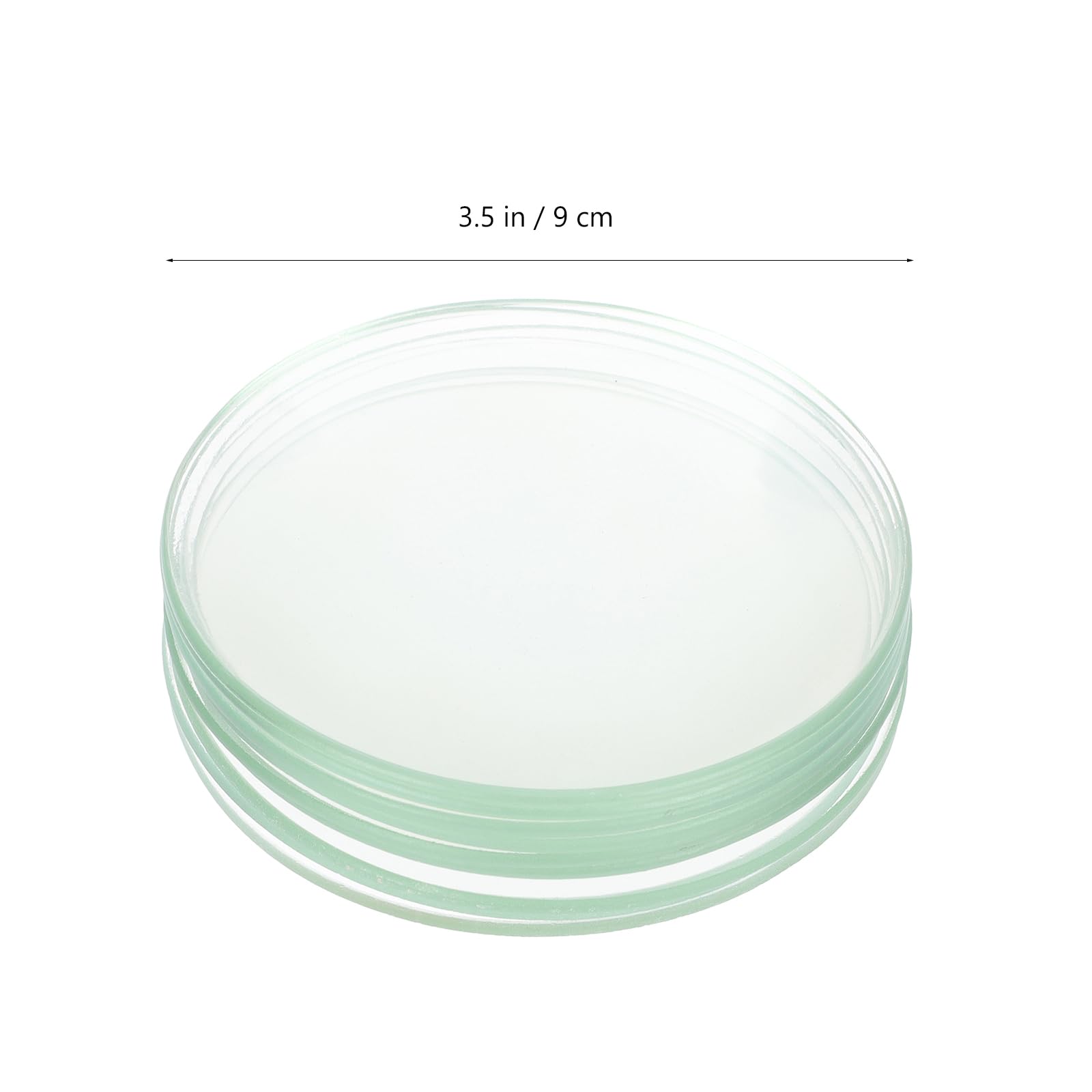 10Pièces Lot Verre de Montre Transparent pour Laboratoire Verres de Montre et Plans Résistants à Haute Température pour Expériences Scientifiques et Écoles
