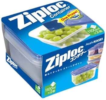 Amazon｜【まとめ買い】ジップロック コンテナー 保存容器 正方形