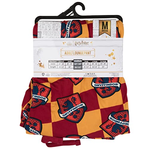 Harry Potter Gryffindor House Crest Checkered Sleep Pants4