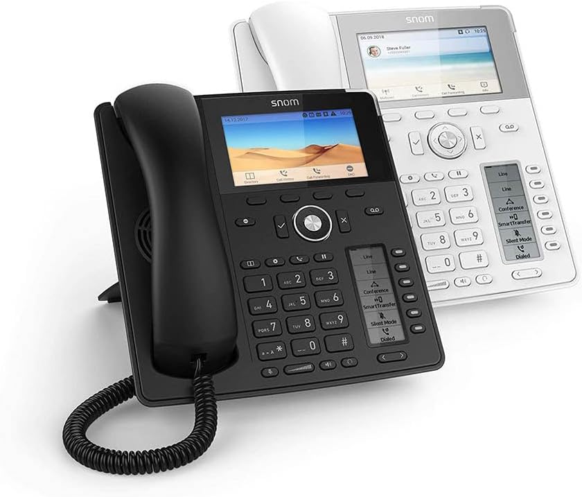Snom D785 Black 4.3IN TFT Wired Desk Phone, Digital, In-band, Out-of Band, SIP info, TFT, 10.9 cm