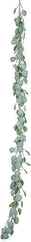 Miniatura 7 de Efavormart - Guirnalda de eucalipto artificial de 6.5 pies para decoración de arco de boda