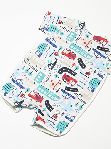 Macaquinho com abertura entrepernas, Tip Top, Bebê Menino, Neve - Off White, M