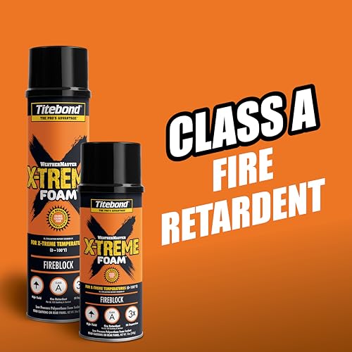 Titebond X-TREME Fireblock espuma de poliuretano 12 Oz miniatura 2