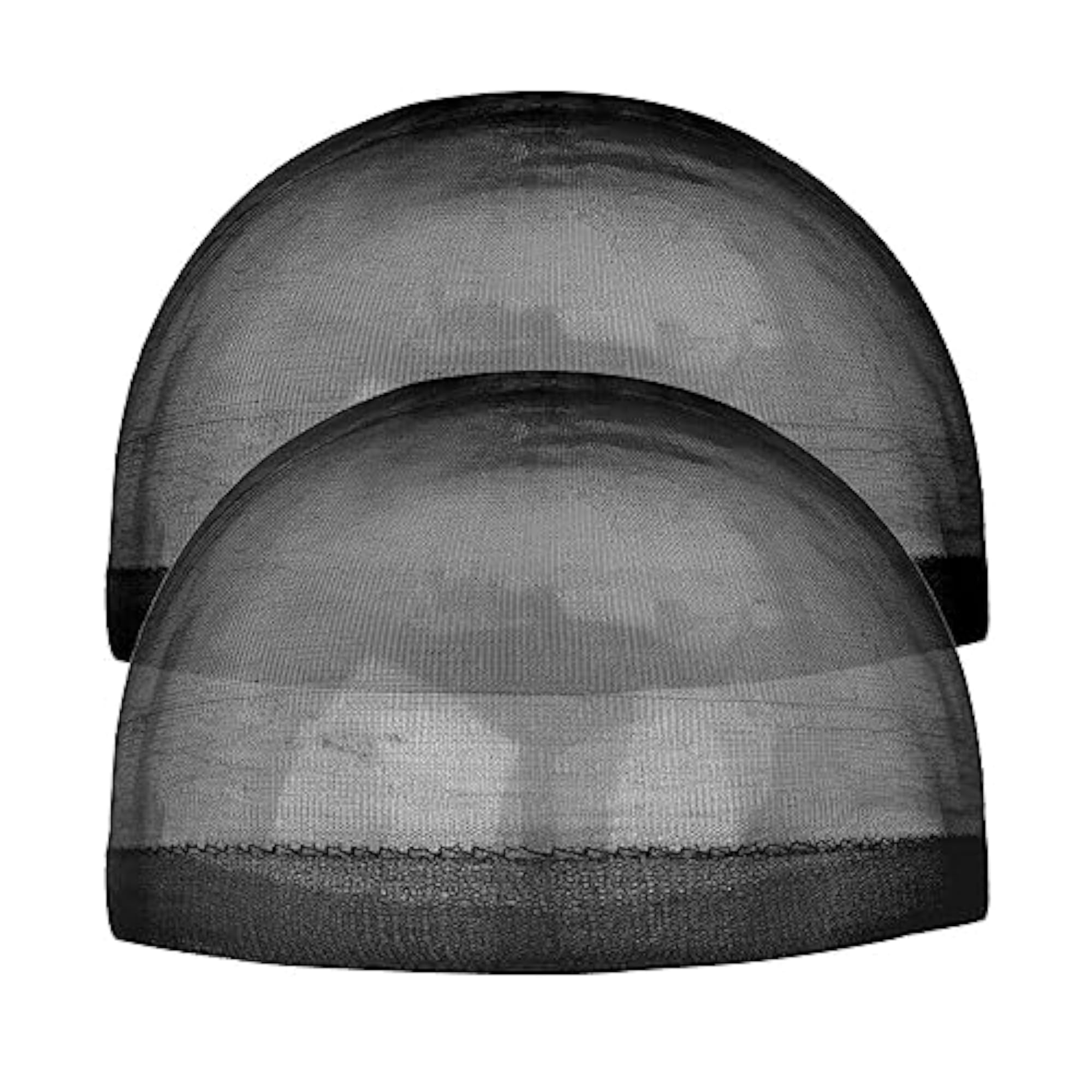 Nylon Invisible Real Thin Bald Stocking Caps for Cosplay, Black