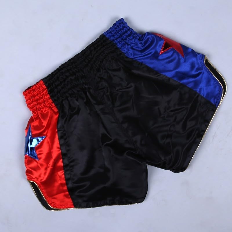 Pantalones Cortos de Muay Thai, Unisex, Artes Marciales, Kickboxing, Lucha, Para Entusiastas del MMA (3XL, Blanco)