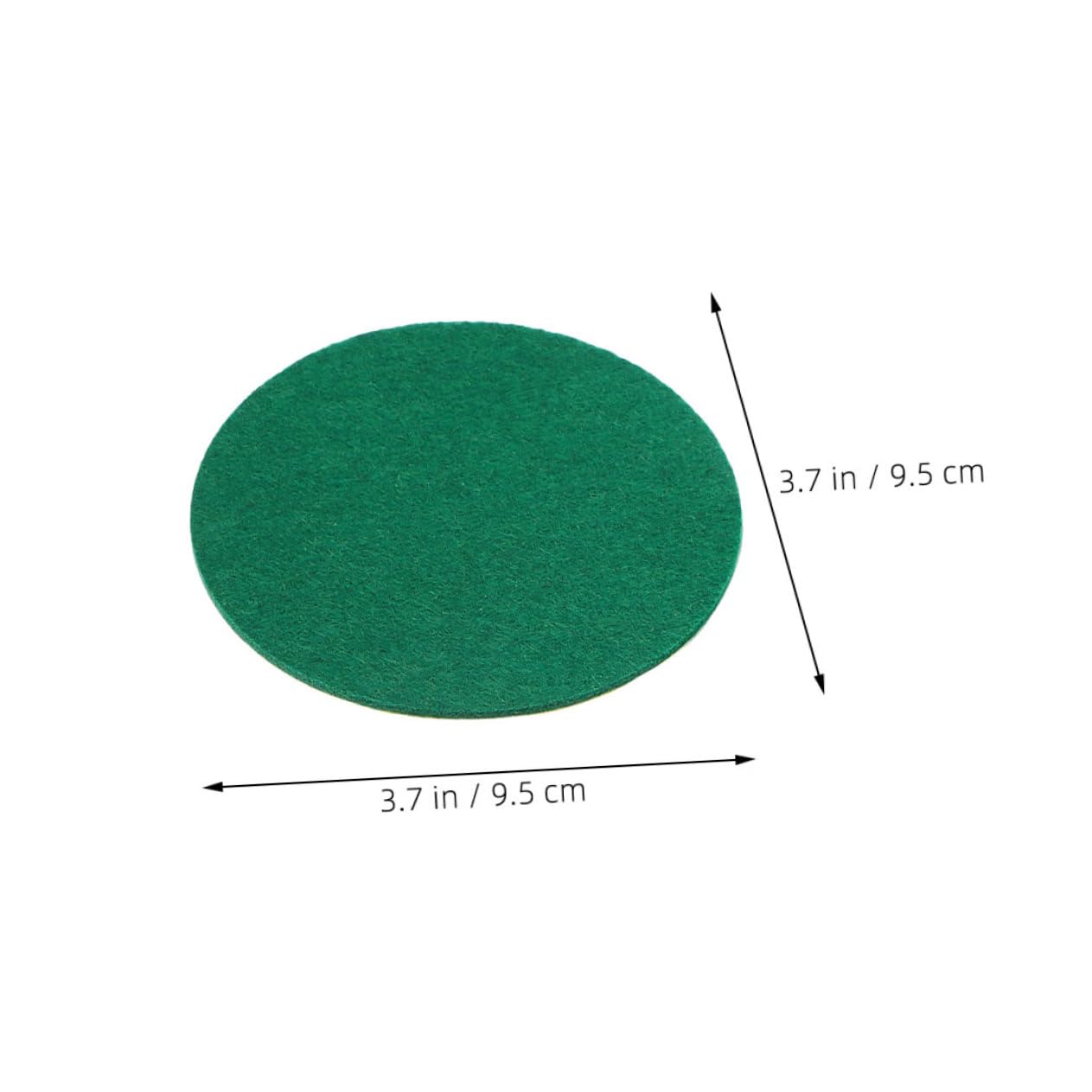 BIUDECO 6Pcs Green Adhesive Air Hockey Mallet Replacement Pads Paddles Accessories for Enhanced Performance Easy Installation for Home Entertainment Social Events