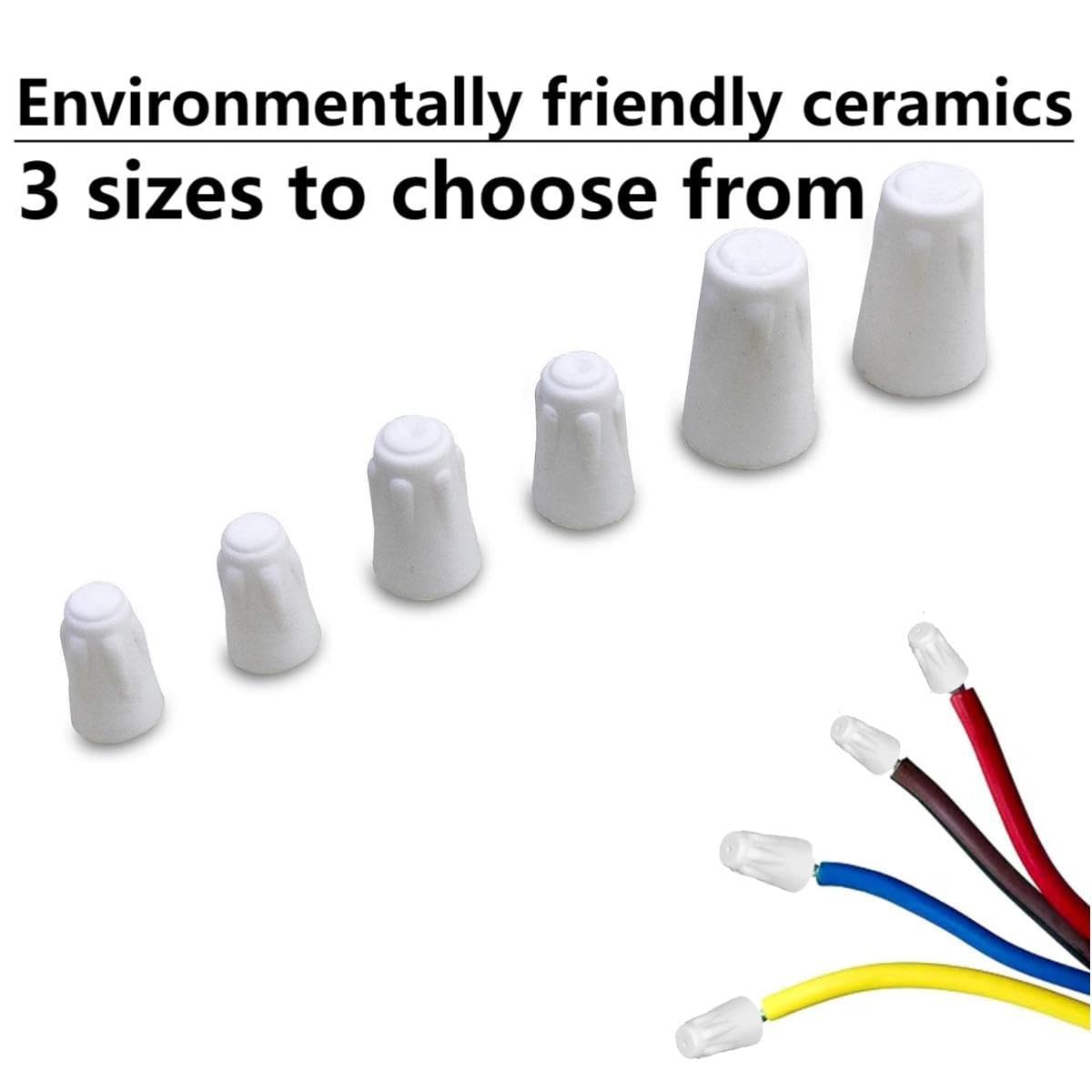 3 Way Terminal Blocks, High Temperature Porcelain Ceramics Terminal Connector Fo