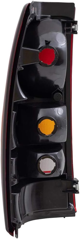 Brock Replacement Driver and Passenger Set Tail Lights Compatible with 2004-2007 Sierra Fleetside Pickup Truck 19169021 19169022
