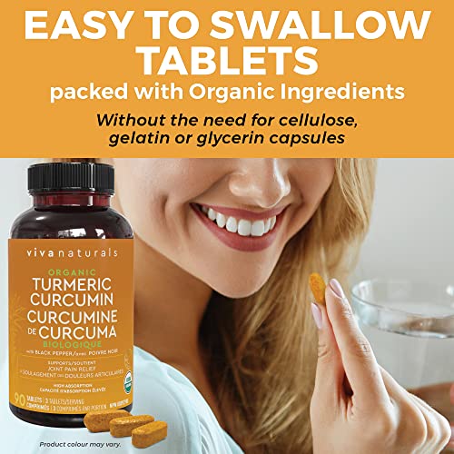 Viva-Naturals-Organic-Turmeric-Curcumin-Supplement-1500mg-90-Tablets-Turmeric-Curcumin-with-with-Black-Pepper-for-Superior-Absorption-High-Potency-Standardized-to-95-Curcuminoids-Joint-Support