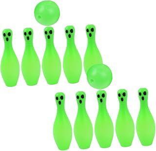ifundom Juego De Bolos Luminosos para Fiesta Bolos De Halloween Resistente y Seguro