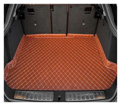 Tapis de coffre anti-saleté pour Q8 4M 2019-2024 marron