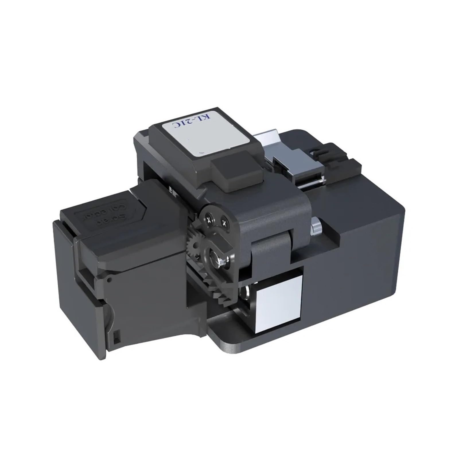 CUDTAPI Optical Fiber Cleaver, Optical Fiber Cleaver KL-21C High Precision Auto Offcut Bin Cable Cutter 48000 Times Blade Life