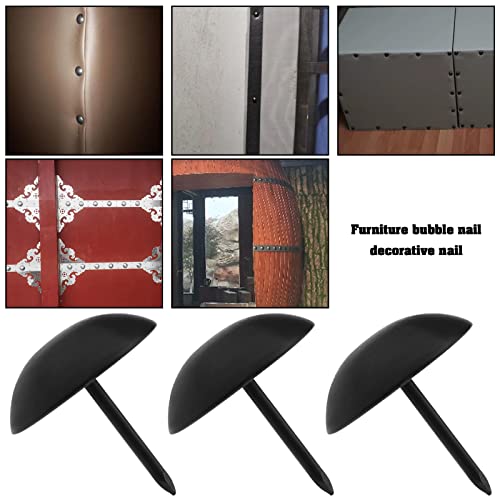 EMSea 12Pcs Upholstery Nail Furniture Nails Pins Antique Black Sofa Nails Household Accessories for Sofa Beds Carpentters Walls 25x25mm - Image 3