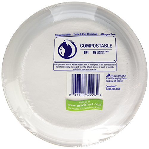 Chinet Classic White Dinner Plates, 32 ct - Thumbnail 5
