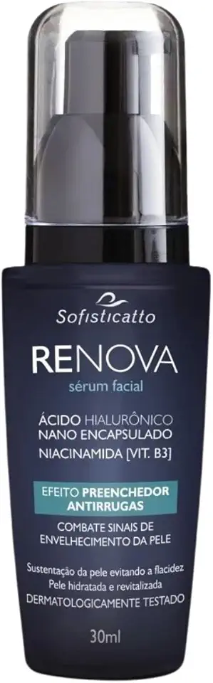 Sérum Facial AntiEnvelhecimento e Rugas Dia e Noite Renova