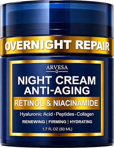 Night Cream for Women Anti Aging - Night Moisturizer for...
